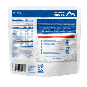 Beef Stew freeze dried food - Mountain House
