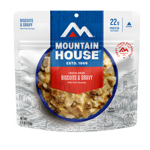 Biscuits and Gravy freeze dried foods - Mountain House