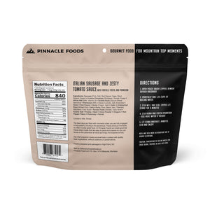 Sausage and Tomato Sauce with Pasta freeze dried food - Pinnacle Foods