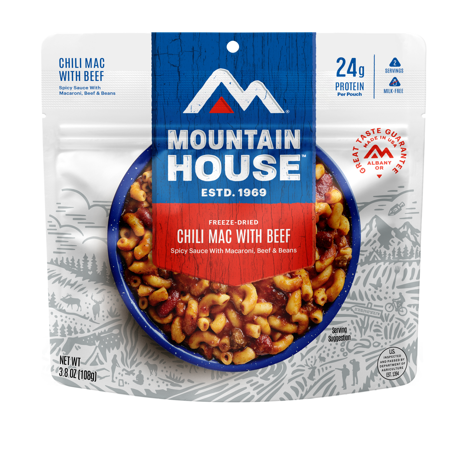 Chili Mac with Beef freeze dried food - Mountain House