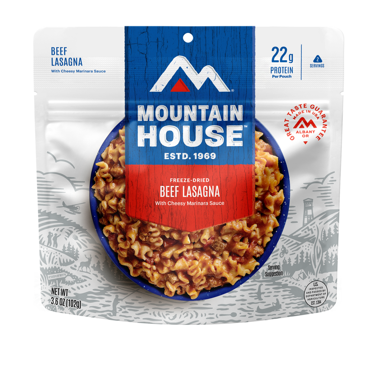 Beef Lasagna freeze dried food - Mountain House