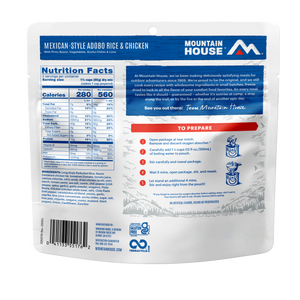 Mexican-Style Adobo Rice & Chicken freeze dried food - Mountain House