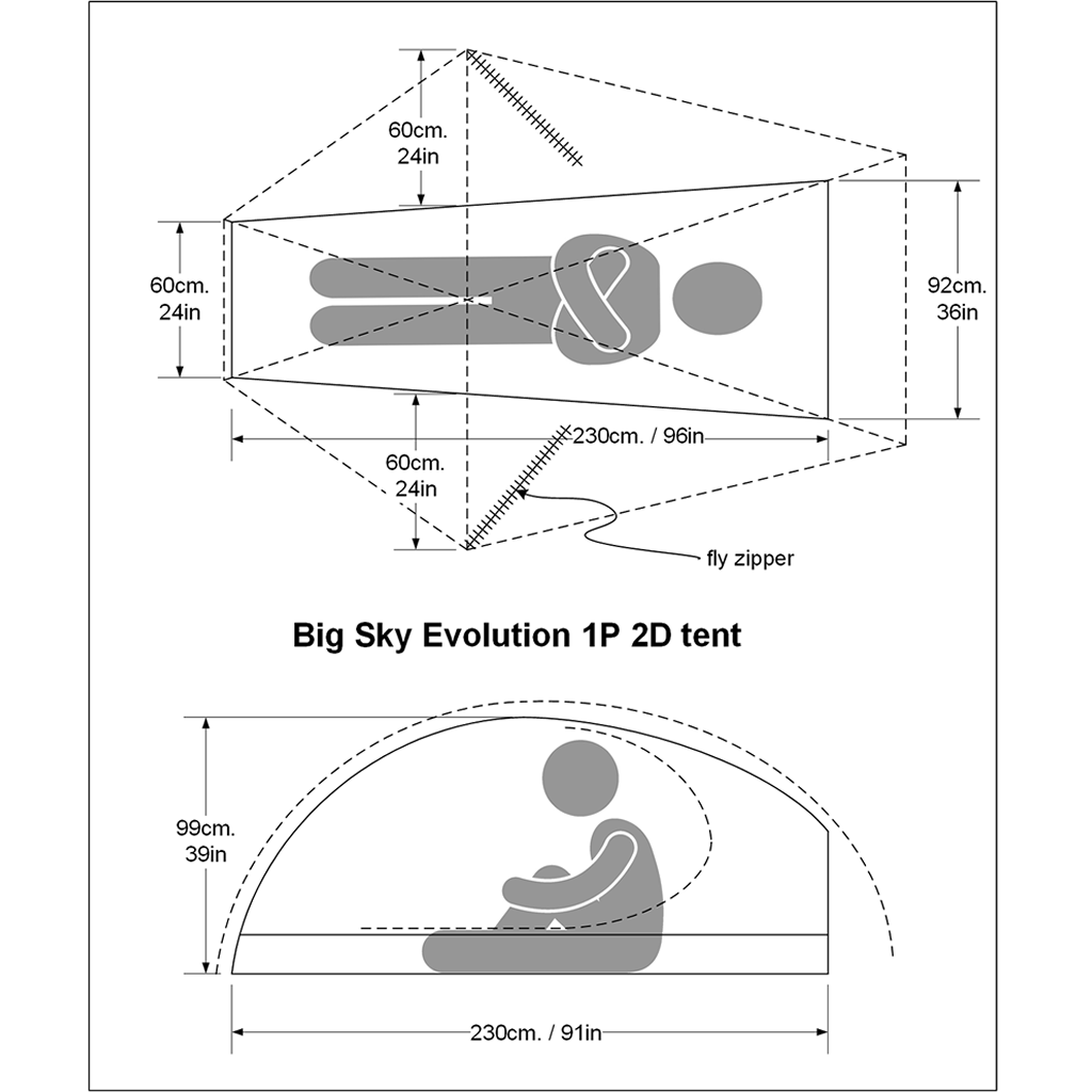 ビッグ・スカイ・エボリューション1Pテント - Big Sky International ビッグ・スカイ・エボリューション1Pテント - Big Sky International