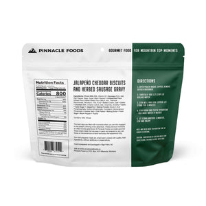Jalapeno Cheddar Biscuits and Herbed Sausage Gravy Freeze Dried Meal - Pinnacle Foods