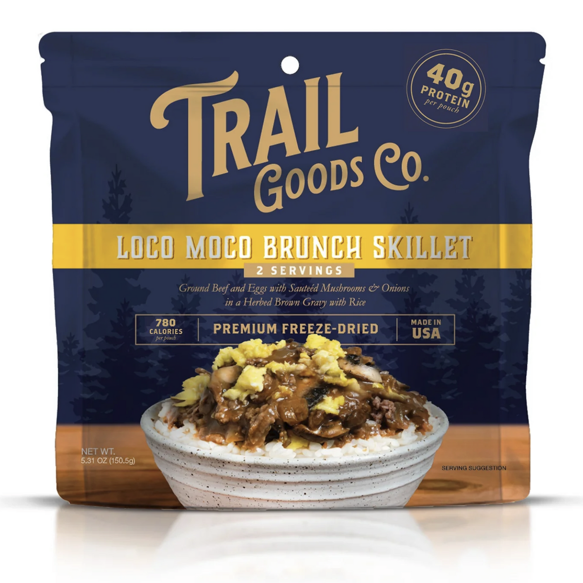 LOCO MOCO BRUNCH SKILLET freeze dried meal - Trail Goods