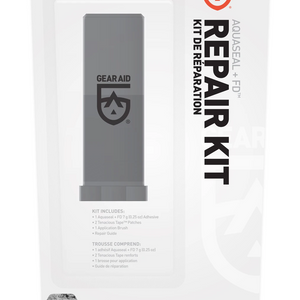 Gear Aid Aquaseal FD-reparasjonssett for luftmadrasser, oppblåsbare puter og mer.