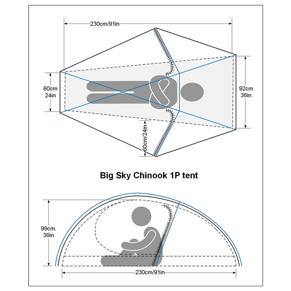 Big Sky Chinook 1P tent