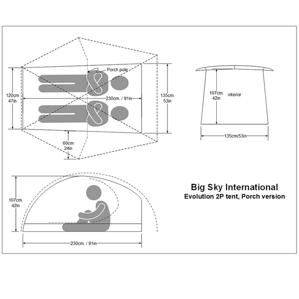 Big Sky Evolution 2P tent - Big Sky International