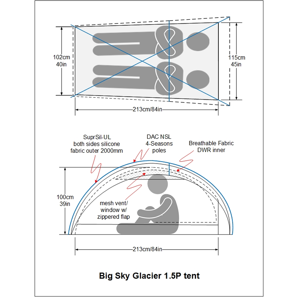 Big Sky Glacier tent